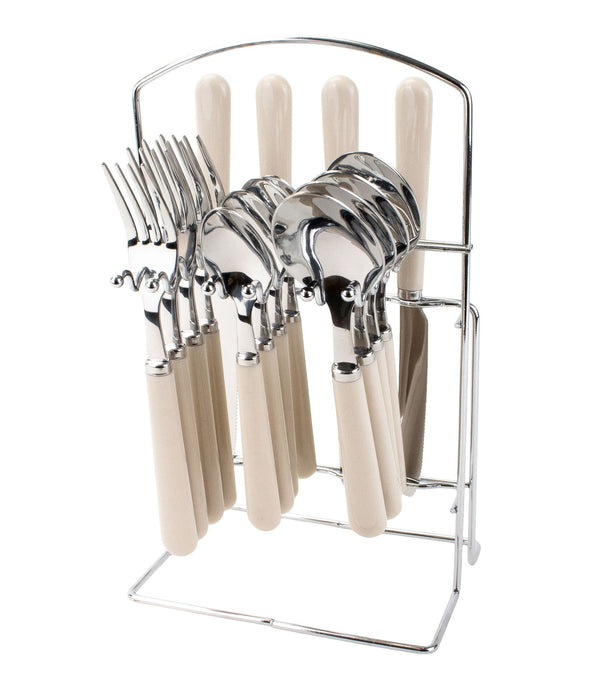 CANVAS Cutlery Rack with Forks, Knives, Spoons, Teaspoons, Stand E2