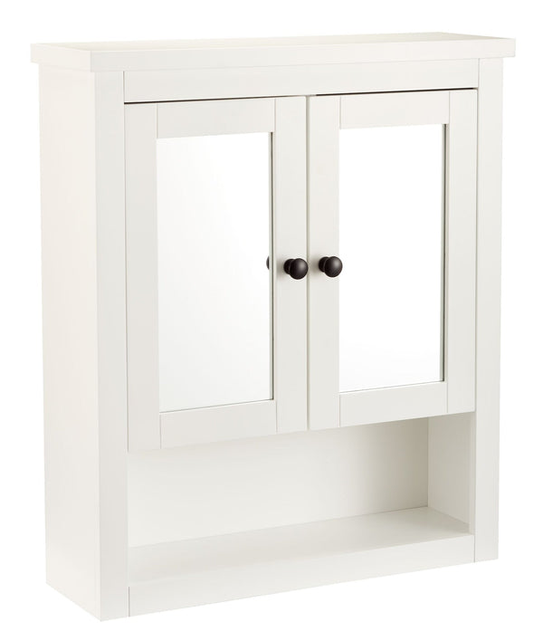 CANVAS Luxton Wall-Mount Bathroom Cabinet, White W3