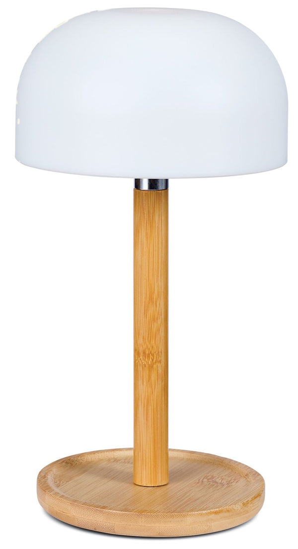 CANVAS Outdoor Rechargable Bamboo Mushroom Lamp, Multiple Colour Modes G5