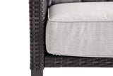 CANVAS Renfrew Square Outdoor Patio Conversation Dining Set with UV-Resistant Cushions, 3-pc