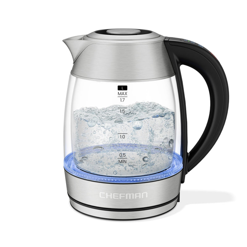 Chefman Custom-Temp 1.5L Digital Double Glass Kettle X1
