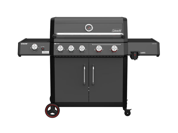 Coleman Revolution II 5-Burner Grill and Griddle Combo LP Gas BBQ J8