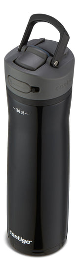 Contigo Ashland Chill 2.0 Insulated Stainless Steel Straw Water Bottle with AUTOSPOUT Lid and Handle, 710-mL