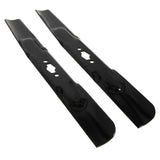 Cub Cadet Replacement High-Lift S-Blade Set, Fits 2022 & After Models, Black, 42-in, 2-pk