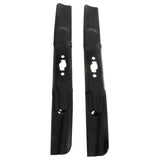 Cub Cadet Replacement High-Lift S-Blade Set, Fits 2022 & After Models, Black, 42-in, 2-pk
