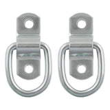 CURT 1-in x 1-1/4-in Surface-Mounted Tie-Down D-Rings, 1200-lb, 2-pk