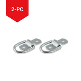 CURT 1-in x 1-1/4-in Surface-Mounted Tie-Down D-Rings, 1200-lb, 2-pk