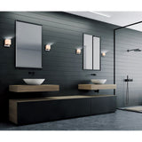 CWI Lighting Cristini 1-Light Nickel Bathroom Sconce