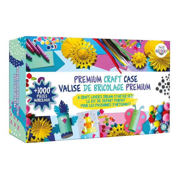 Danawares Premium Craft Case, A Craft Lover's Dream Starter Set with 1000+ Pieces E4