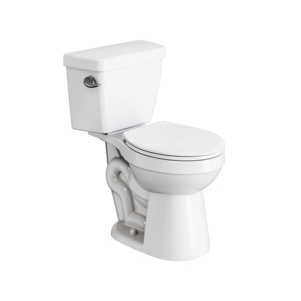 Danze 2-Piece Round Toilet Bowl with Soft Close, White, 4.8-L, Single Flush N8
