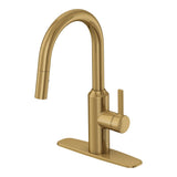 Danze Colby Single-Handle Pull-Down Kitchen Faucet, Brushed Bronze