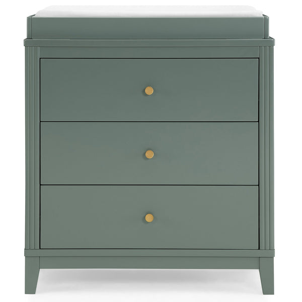 Delta Eloise 3-Drawer Dresser with Changing Top, Grassy Glen P0