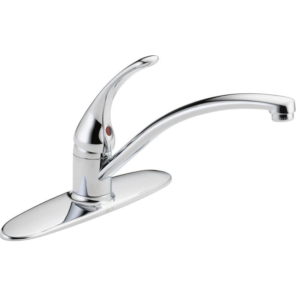 Delta Faucet Principals Single Handle Kitchen Faucet, Chrome R2