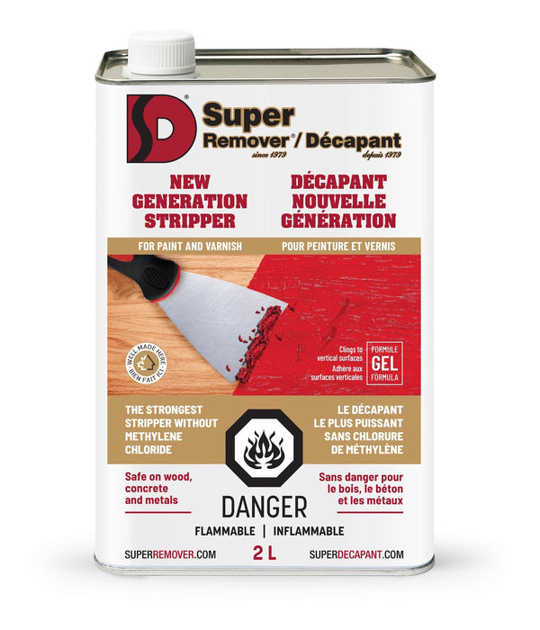 DS Super Remover New Generation Paint & Varnish Stripper/Remover, 2-L V8