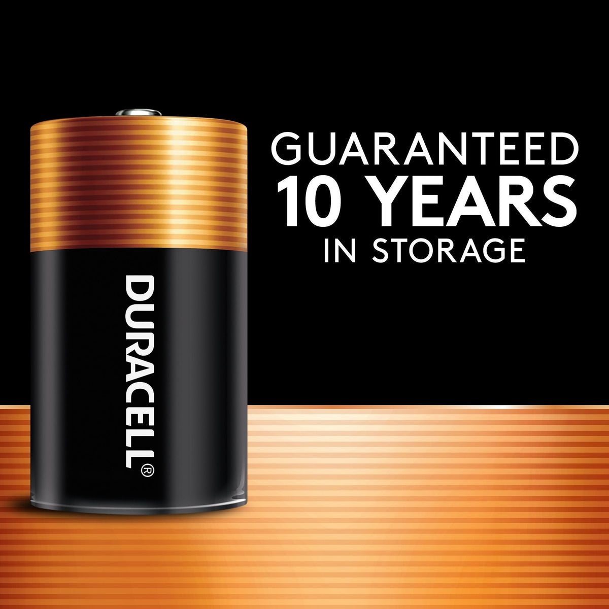 Duracell Coppertop D Alkaline Batteries, All Purpose, 8-pk