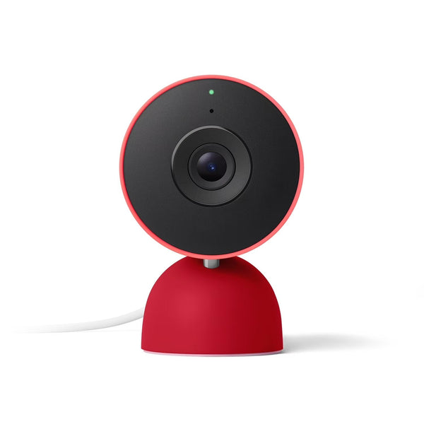 Google Nest Cam Indoor (Wired, 3rd Gen) - Indoor Security Camera with 2K Video - Works with Google Home - With Gemini - Berry M0