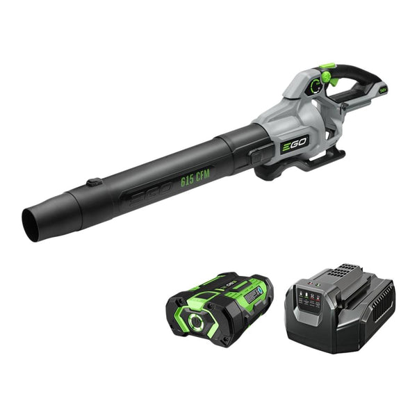 EGO POWER+ 56V Brushless Cordless 615 CFM Leaf Blower, Includes (1) 2.5Ah Battery and (1) 210W Standard Charger, LB6151 P0