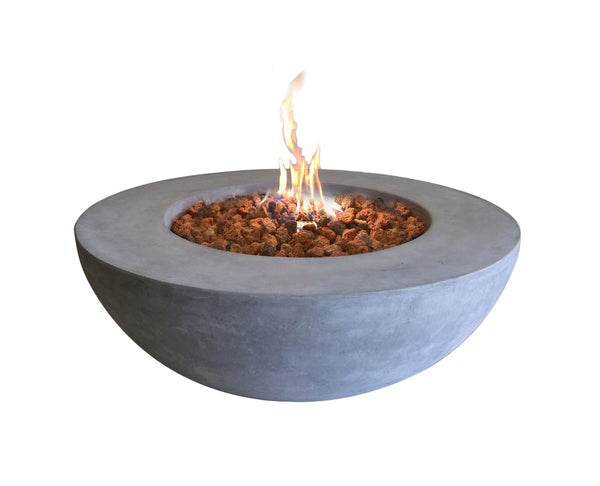 Elementi Lunar Bowl Liquid Propane, Light Grey T1