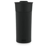 ello Ogden Ceramic Travel Mug, 16-oz, Black, with Silicone Insulated Sleeve
