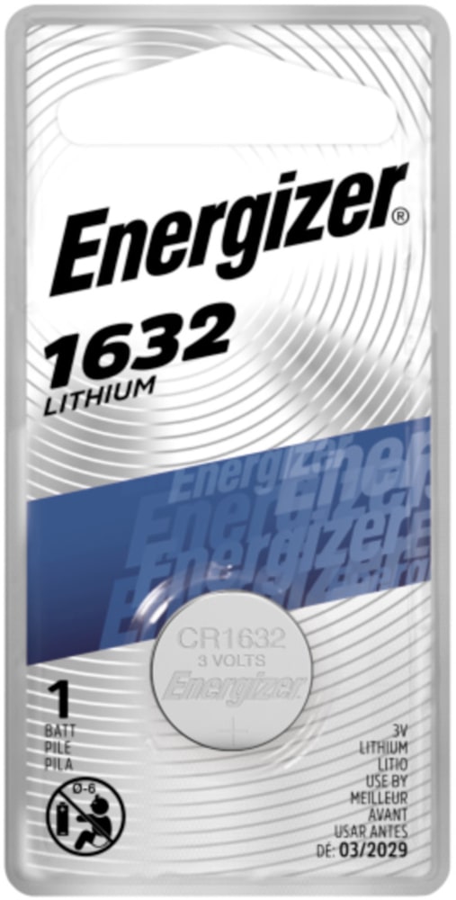 Energizer 1-pk CR1632 3V / 3 Volt Lithium Coin Cell Battery L8