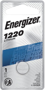 Energizer 1-pk ECR1220 DL1220 3V / 3 Volt Lithium Coin Battery, Long Lasting