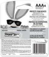 Energizer Max 4-pk AAA Alkaline Batteries, Long Lasting, All Purpose