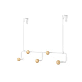Estique Over The Door 5 Hook, White
