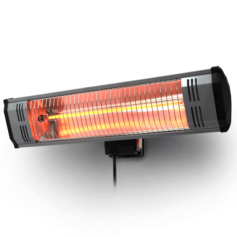 Heat Storm Tradesman 1500-Watt Electric Outdoor Infrared Quartz Portable Space Heater with Wall/Ceiling Mount T0