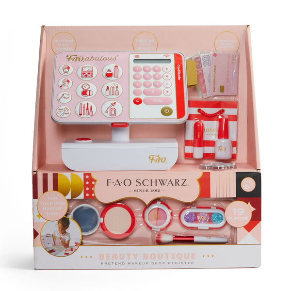 FAO Schwartz Beauty Boutique Cash Register, Pink/White G5