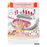 FAO Schwarz Girls Custom Glitter Nail Set, Pink