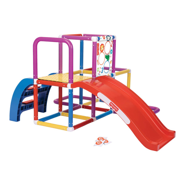 Fisher Price Jungle Kids' Outdoor Gym with Slide, Ages 2+ A5