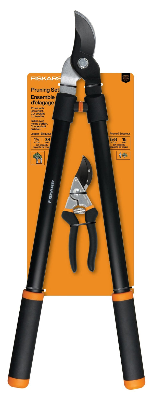 Fiskars Bypass Lopper/Pruner Set U5
