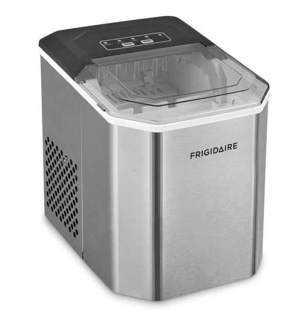 Frigidaire Stainless Steel Countertop Ice Maker with LED Display, 2.3-qt, Silver H0