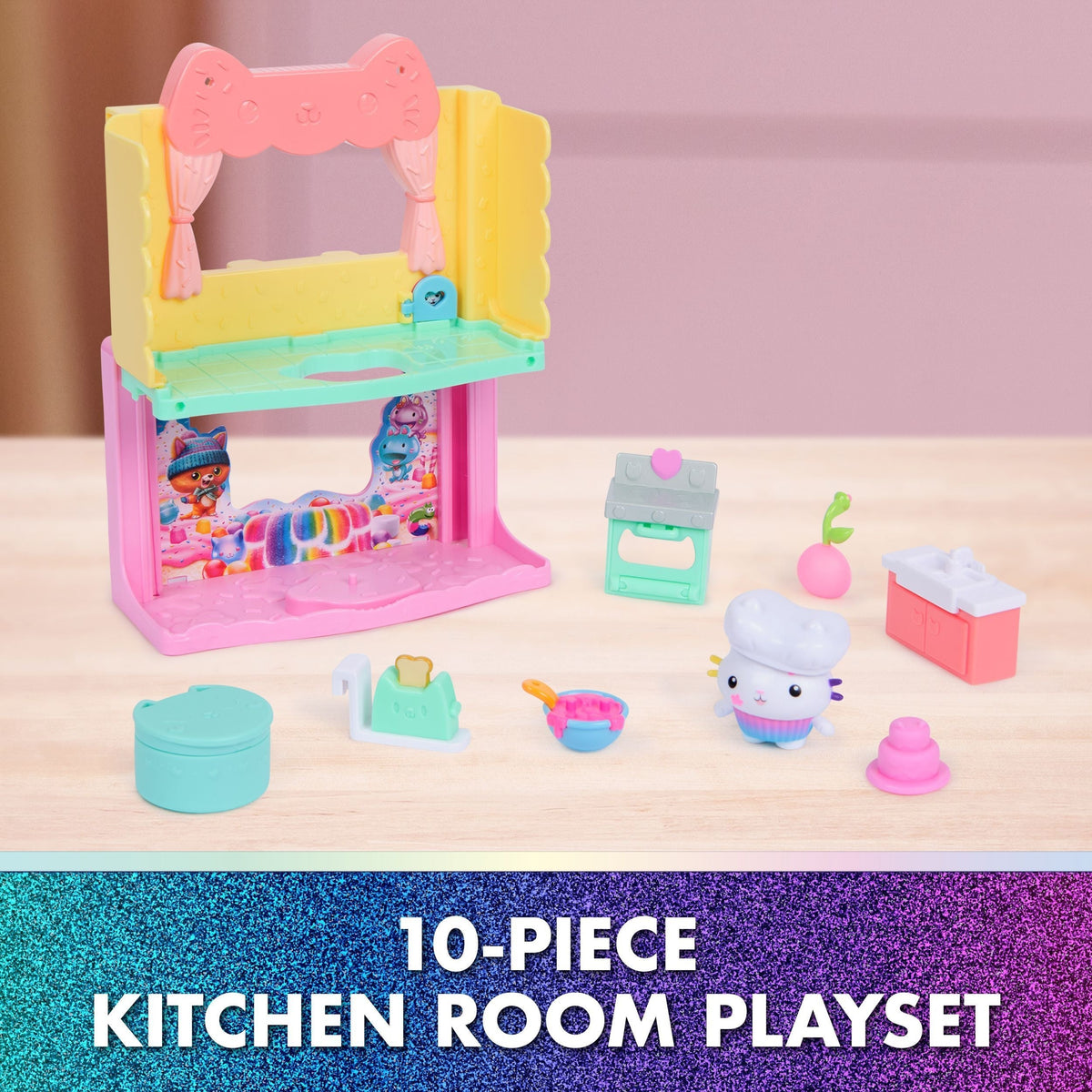 Gabby's Dollhouse Licensed Ultra Rooms for Ages 3+