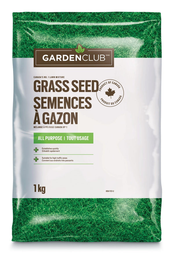 Garden Club All Purpose Grass Seed, 1-kg A7