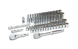 GearWrench 3/8-in Drive Tool Socket Set 57-pc, Chrome Plating