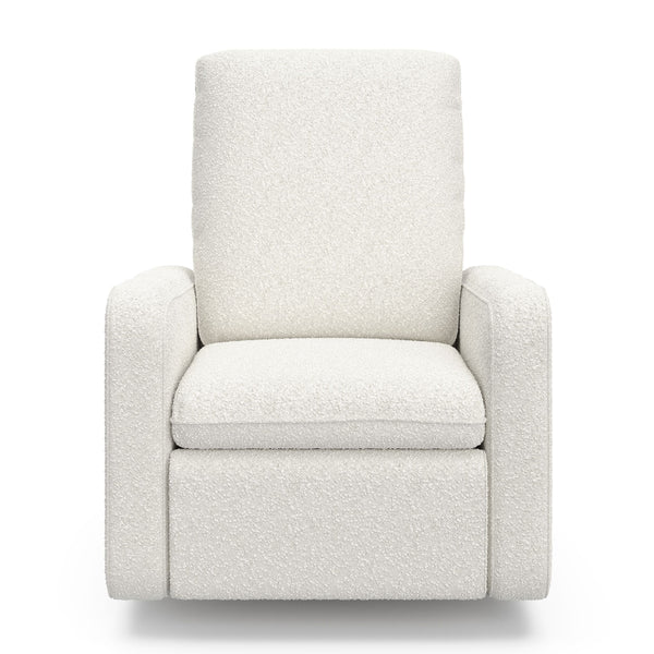 Graco Teddi 1-USB-A/1-USB-C Ivory Boucle Power Recliner & Swivel Glider S7