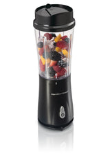 Hamilton Beach Personal Creations Single-Serve Blender with Travel Jar, Black, 414mL