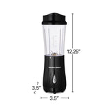 Hamilton Beach Personal Creations Single-Serve Blender with Travel Jar, Black, 414mL