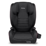 Harmony Genesys Deluxe High Back Booster, Black with Red Stitching