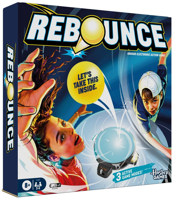 Hasbro Games Rebounce 3-Mode Indoor Electronic English Tabletop Game for Ages 8+ X2