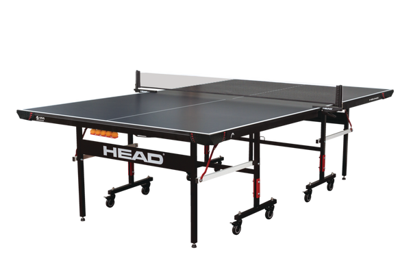 Head Summit Foldable Pong Table Tennis with Net & Built-In Storage U0