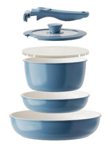 Heritage The Rock O Natural Kitchen Set with Detachable Handles, 6-pc