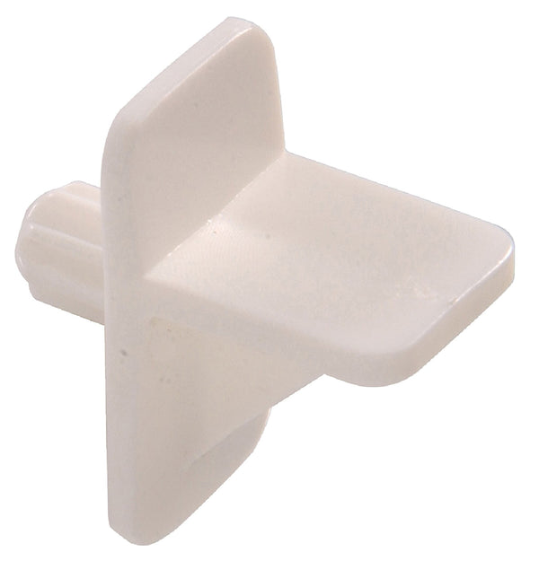 Hillman Plastic Square Shelf Pin, Easy to InstAll, 1/4-in, White R9