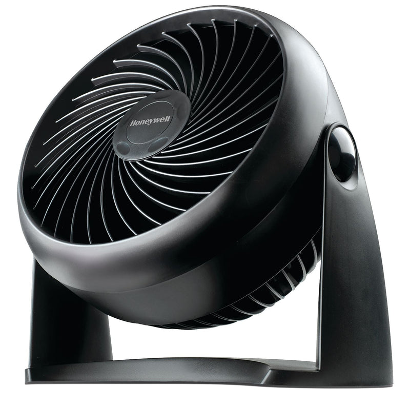 Honeywell TurboForce Tilt-Head Portable Air Circulator Table/Desk Fan, 3-Speed, Black, 7-in Y9
