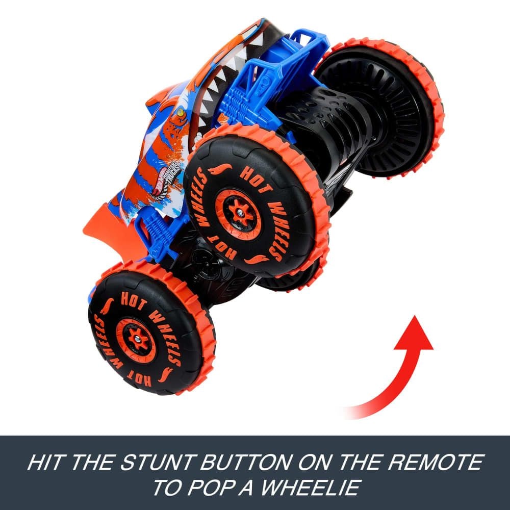 Hot Wheels Monster Tricls R/C Tiger Shark Climber for Ages 5+