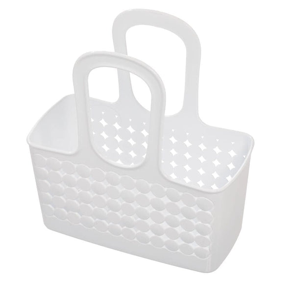 iDesign Orbz Small Tote Portable Shower Caddy with Handle, White T7
