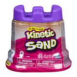 Kinetic Sand Kids Moldable Play Sand & Castle Container, 4.5-oz, Assorted Colours, Ages 3+