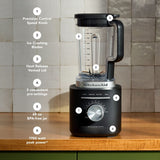 KitchenAid 10-Speed Matte Black Pure Power Blender