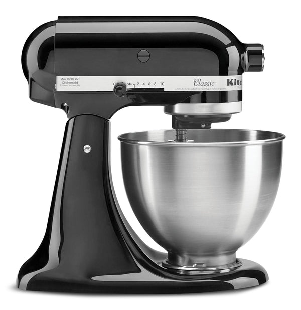 KitchenAid 4.5 Quart Classic Series Tilt-Head Stand Mixer, Onyx Black V8